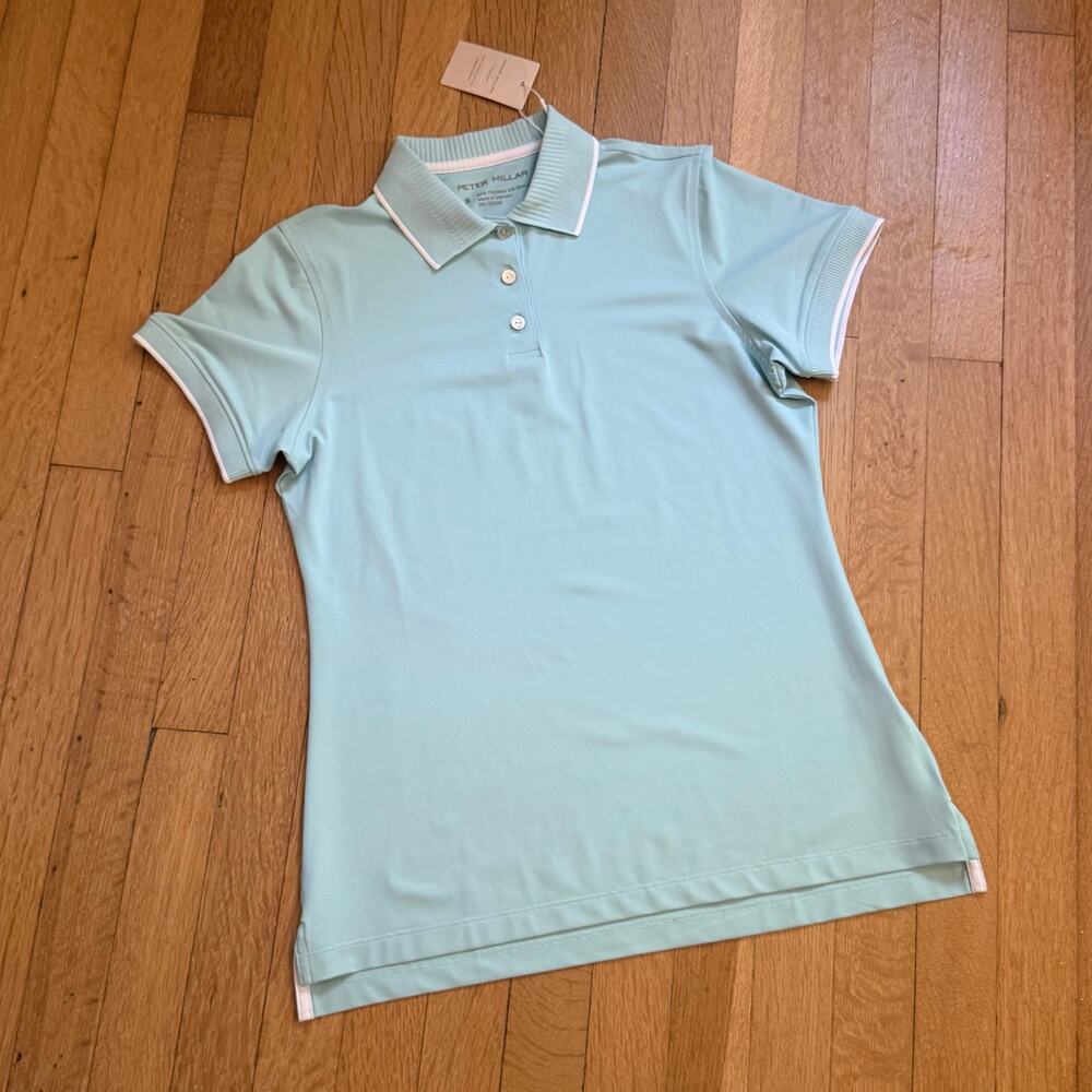 Peter Millar Zip Polo S NWT Flaw